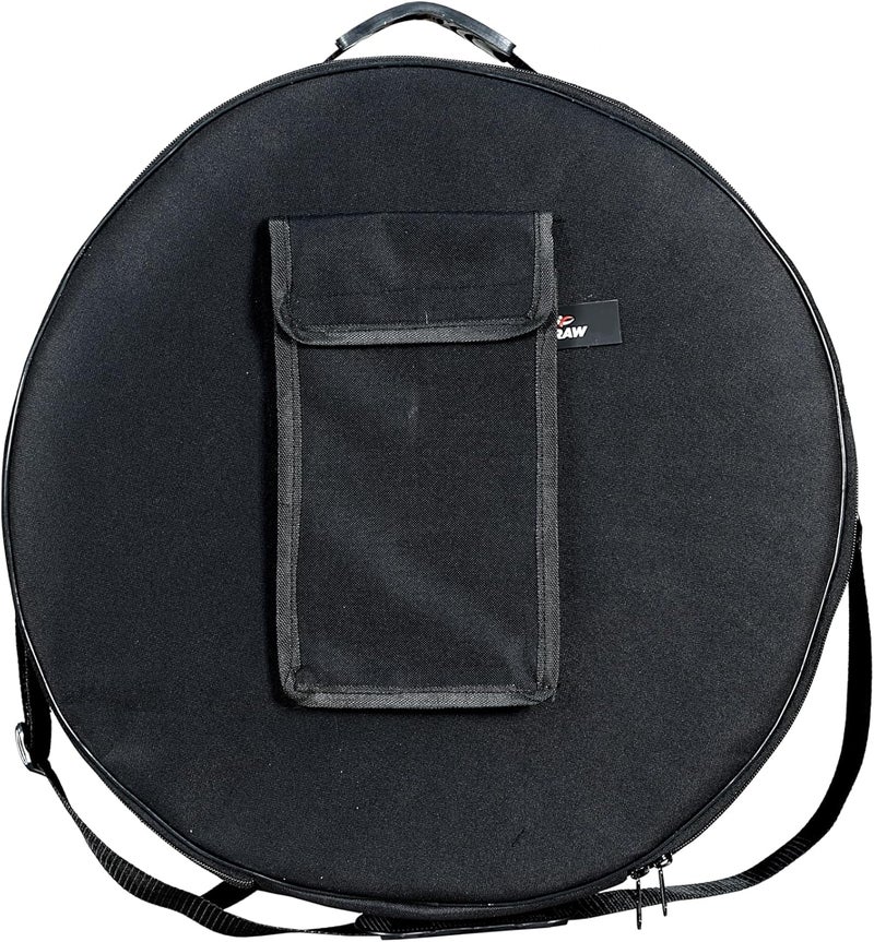 ARW Shamanic Drum Bag, Bodhran Drum Bag, Handmade Frame Drum Bag, Hand Drum Protection, Waterproof Drum Cases (Black, 18 Inches X 6 Inches) - Image 1